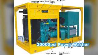 Idropulitrice Diesel Hydro Blaster da 20000 psi