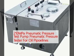 tester pneumatico di pressione di pressione 210MPa della pompa pneumatica della prova per olio Pipoelines