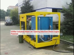 630Bar Industrial Water Jet Cleaning Machine Motore diesel