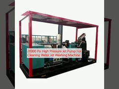 Pompa a getto ad alta pressione da 20000 psi per la pulizia della lavatrice a getto d'acqua