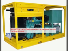 90kw 850bar Hydro Blasting Machine Hydro Blaster per la rimozione della pittura ruggine