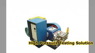 Sistema di prova della pressione della pompa Hydro Test da 800 bar