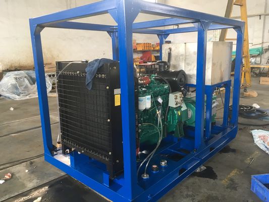 1150bar 90kw Pompa di pulizia a getto d'acqua ad alta pressione Macchina di pulizia dell'acqua fredda
