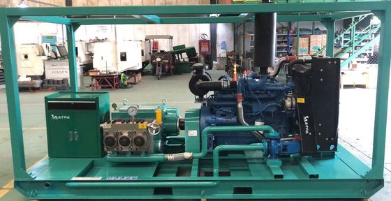 630Bar Industrial Water Jet Cleaning Machine Motore diesel