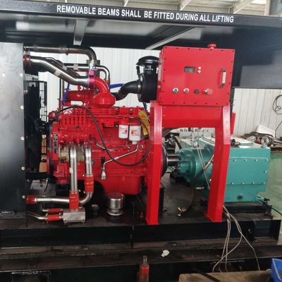 Unità ad alta pressione di trivellazione a getto 400L/Min 140bar della pompa dell'unità dell'acqua di zona 2 per pulizia offshore